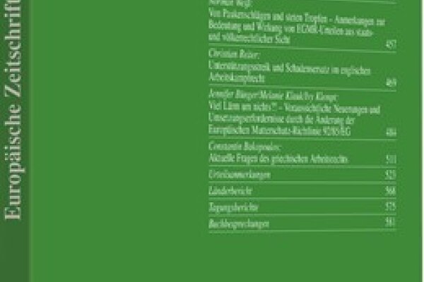 Neues zur Kündigung grenzüberschreitender Arbeitsverhältnisse