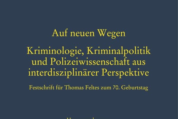 Cover Festschrift Thomas Feltes